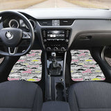 Mustache Beard Pattern Print Design 02 Front And Back Car Mats 153908 - YourCarButBetter