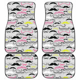 Mustache Beard Pattern Print Design 02 Front And Back Car Mats 153908 - YourCarButBetter