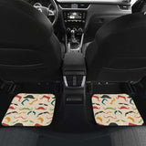 Mustache Beard Pattern Print Design 03 Front And Back Car Mats 153908 - YourCarButBetter