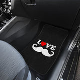 Mustache Beard Print Design Car Floor Mats 210305 - YourCarButBetter