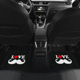 Mustache Beard Print Design Car Floor Mats 210305 - YourCarButBetter