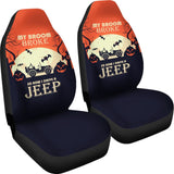My broom Broke So Now I Drive A Jeep Car Seat Covers 211110 - YourCarButBetter