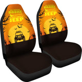 My broom Broke So Now I Drive A Jeep Halloween Amazing Gift Ideas Car Seat Covers 211110 - YourCarButBetter