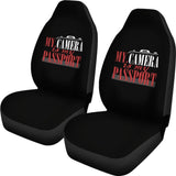 My Camera Is My Passport Photograph Lovers Car Seat Covers 211101 - YourCarButBetter