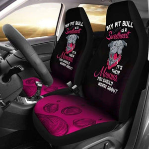 My Pit Is A Sweetheart Car Seat Covers 113510 - YourCarButBetter