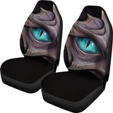 Mystic Blue Dragon Eye Custom Car Accessories Car Seat Covers 211301 - YourCarButBetter