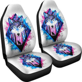 Mystic Wolf Car Seat Covers 174510 - YourCarButBetter