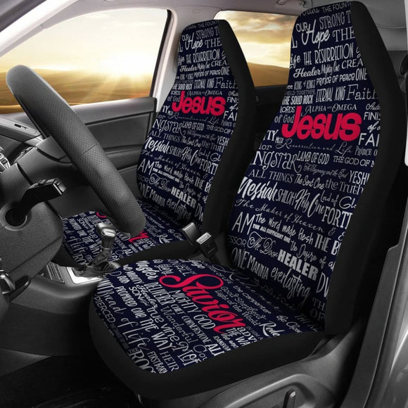 Names Of Jesus Car Seat Covers 184610 - YourCarButBetter