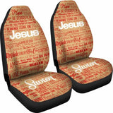 Names Of Jesus -V2 Tan-Red-Wht 181703 - YourCarButBetter