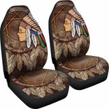 Native American Car Seat Covers - Native American Girls With Dreamcatcher - 102918 - YourCarButBetter