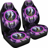 Native American Car Seat Covers - Purple Wolf - 105905 - YourCarButBetter