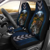Native American Clothing Bear Wolf Owl Fox 3D Car Seat Cover 174716 - YourCarButBetter