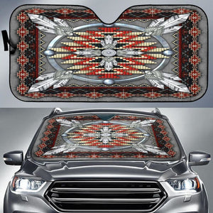 Native American Design Auto Sun Shades 093223 - YourCarButBetter