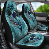 Native American Indian Wolf 3D Car Seat Covers 093223 - YourCarButBetter