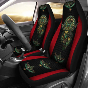 Native American Owl Printed 3D Car Seat Cover 174716 - YourCarButBetter