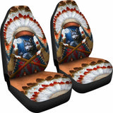 Native American Wolf Spirit Car Seat Covers 105905 - YourCarButBetter