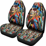 Native American Woman Car Seat Cover 105905 - YourCarButBetter