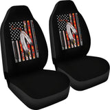 Native Feather American Flag Car Seat Covers Accessories 211804 - YourCarButBetter