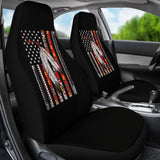 Native Feather American Flag Car Seat Covers Accessories 211804 - YourCarButBetter