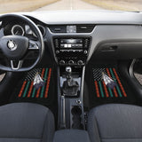 Native Feather American Flag Design Car Floor Mats 211804 - YourCarButBetter