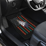 Native Feather American Flag Design Car Floor Mats 211804 - YourCarButBetter