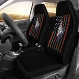 Native Feather American Flag Design Car Seat Covers 211804 - YourCarButBetter