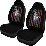 Native Feather American Flag Design Car Seat Covers 211804 - YourCarButBetter