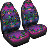 Native Floral Hummingbird Design Car Seat Covers 093223 - YourCarButBetter