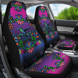 Native Floral Hummingbird Design Car Seat Covers 093223 - YourCarButBetter
