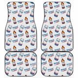 Natural Light Car Floor Mats Beer Lover Gift Idea 195016 - YourCarButBetter