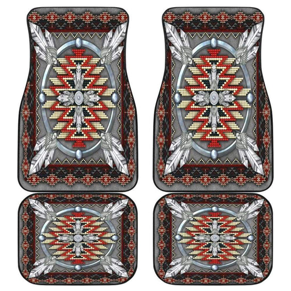 Naumaddic Arts Native American Front And Back Car Mats 093223 - YourCarButBetter