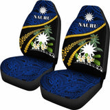 Nauru Calophyllum Inophyllum Blossom Car Seat Covers - Road To Hometown 110424 - YourCarButBetter