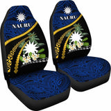 Nauru Calophyllum Inophyllum Blossom Car Seat Covers - Road To Hometown 110424 - YourCarButBetter