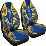 Nauru Car Seat Covers - Nauru Coat Of Arms Polynesian Tattoo Flag - 9 174914 - YourCarButBetter