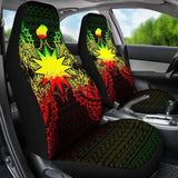 Nauru Polynesia Car Seat Cover Map Reggae 105905 - YourCarButBetter