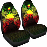 Nauru Polynesia Car Seat Cover Map Reggae 105905 - YourCarButBetter