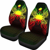 Nauru Polynesia Car Seat Cover Map Reggae 105905 - YourCarButBetter