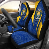 Nauru Polynesian Car Seat Covers - Nauru Spirit (Blue) - 105905 - YourCarButBetter
