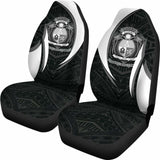 Nauru Polynesian Car Seat Covers - Nauru Spirit (White) - 105905 - YourCarButBetter