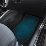 Navy Blue Grunge Car Floor Mats 211205 - YourCarButBetter