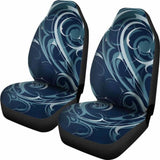 Navy Blue Tribal Swirls Car Seat Covers 102802 - YourCarButBetter