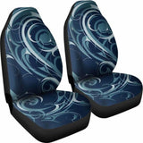 Navy Blue Tribal Swirls Car Seat Covers 102802 - YourCarButBetter