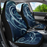 Navy Blue Tribal Swirls Car Seat Covers 102802 - YourCarButBetter