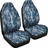 Navy Digital Camo Car Seat Cover 112608 - YourCarButBetter