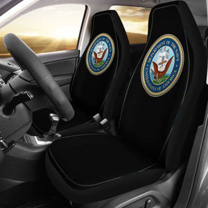 Navy Military Car Seat Covers Set Of 2 110424 - YourCarButBetter