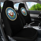 Navy Military Car Seat Covers Set Of 2 110424 - YourCarButBetter