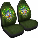 Neill Or Mcneill Ireland Car Seat Cover Celtic Shamrock (Set Of Two) 154230 - YourCarButBetter