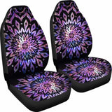 Neon Mandala Car Seat Covers 153908 - YourCarButBetter