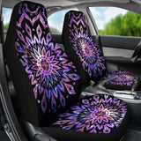 Neon Mandala Car Seat Covers 153908 - YourCarButBetter