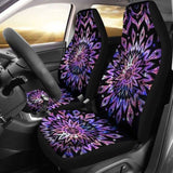 Neon Mandala Car Seat Covers 153908 - YourCarButBetter